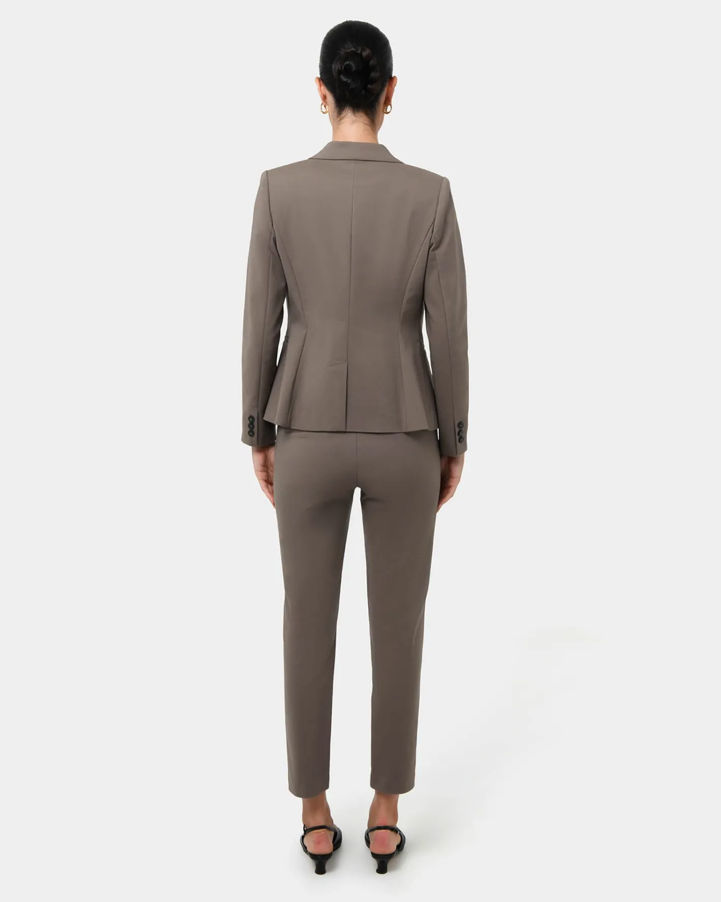 Forcast Safira High-waist Trousers Walnut Online