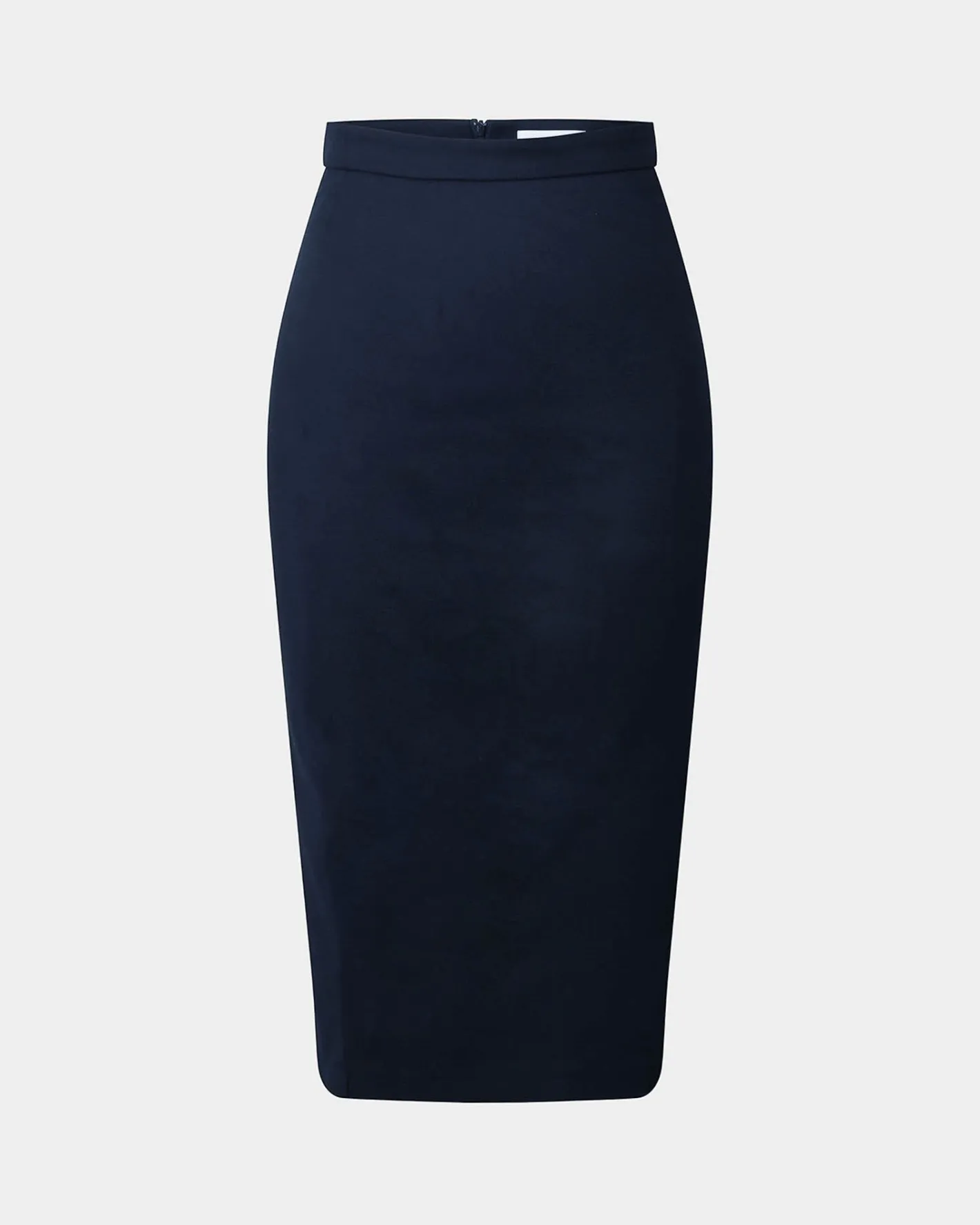 Forcast Safira Midi Pencil Skirt Navy Clearance