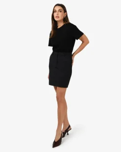 Forcast Safira Mini Skirt Black Online