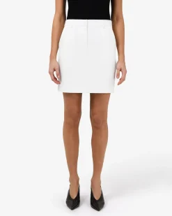 Forcast Safira Mini Skirt Ivory Clearance