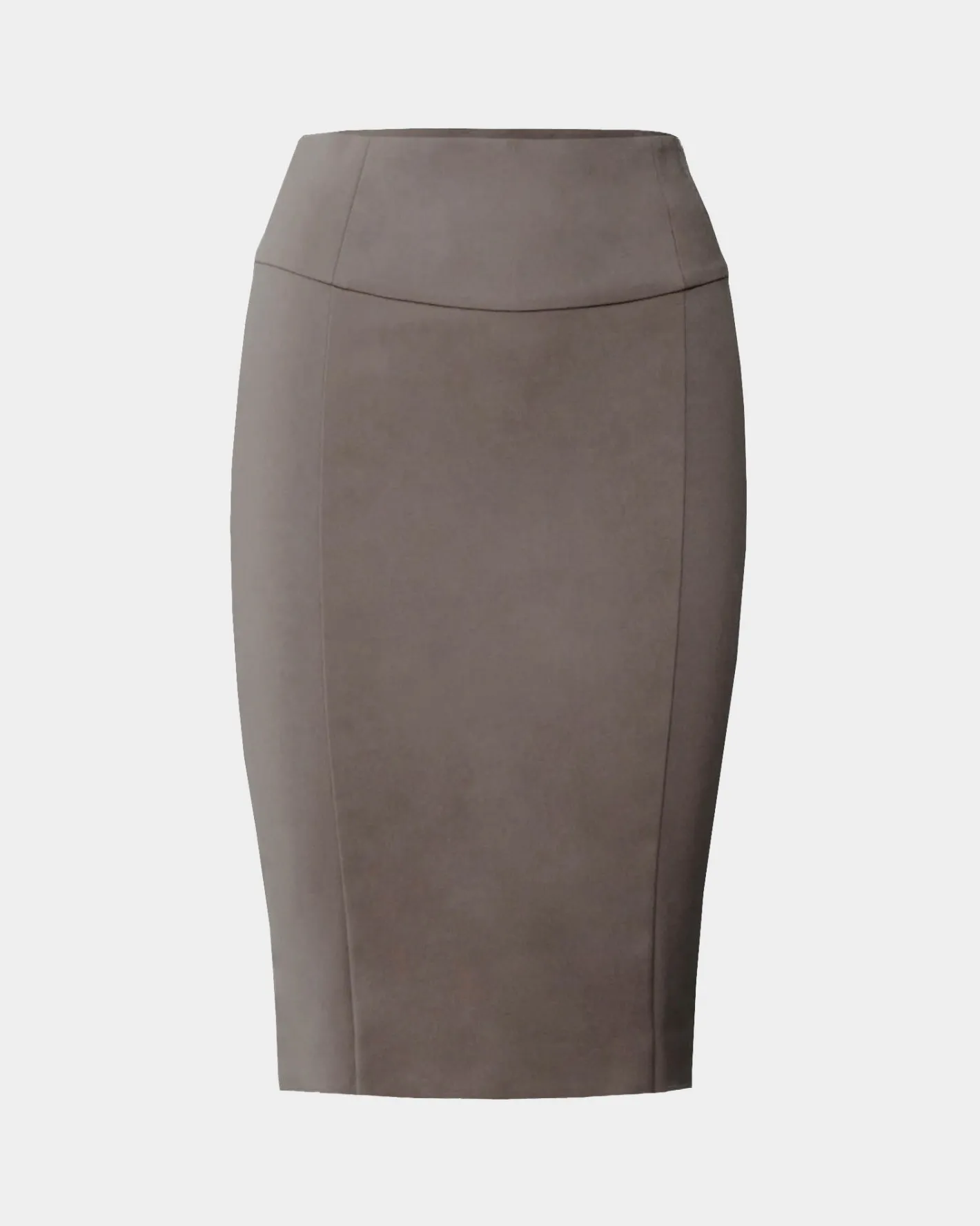 Forcast Safira Pencil Skirt Walnut Outlet