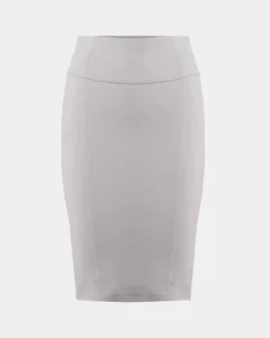 Forcast Safira Pencil Skirt Grey Hot