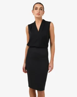 Forcast Safira Pencil Skirt Black Clearance