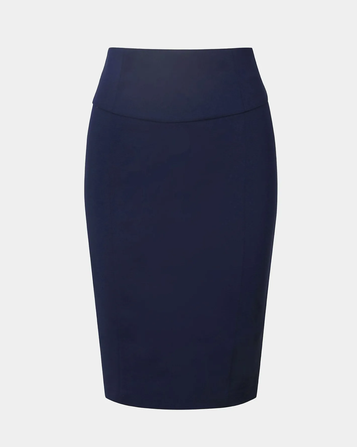 Forcast Safira Pencil Skirt Navy