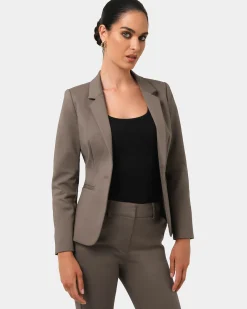 Forcast Safira Suit Jacket Walnut
