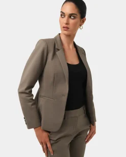 Forcast Safira Suit Jacket Walnut