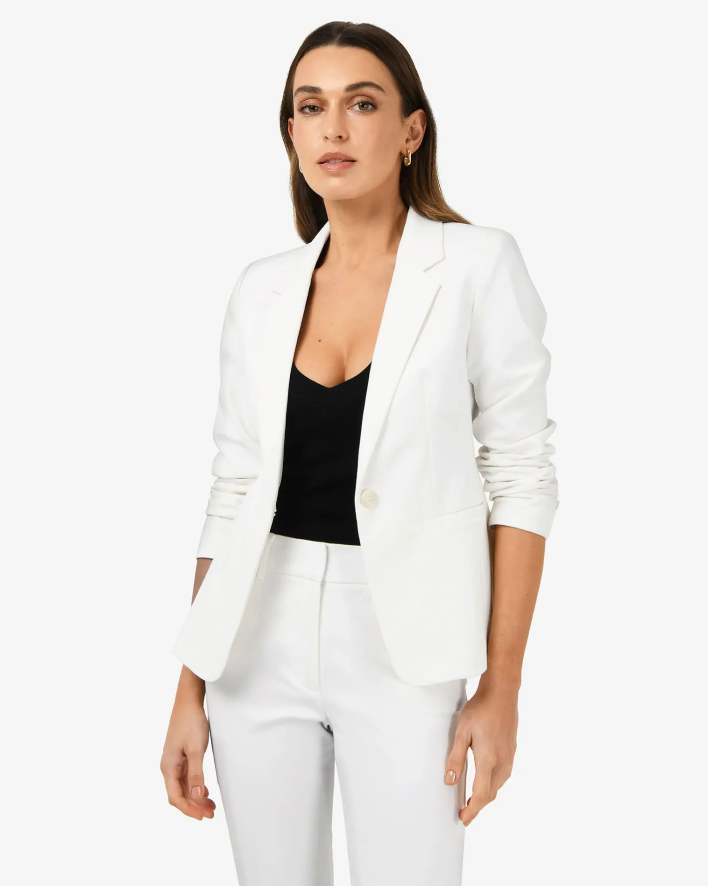 Forcast Safira Suit Jacket Ivory Sale