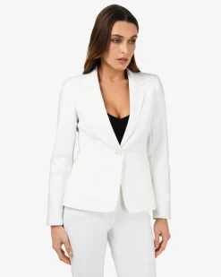 Forcast Safira Suit Jacket Ivory Sale