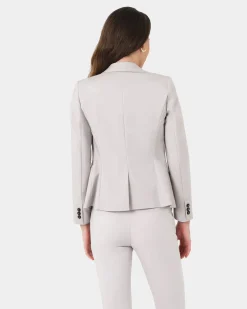 Forcast Safira Suit Jacket Grey Outlet