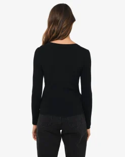 Forcast Samira Scoop Neck Knit Black Outlet