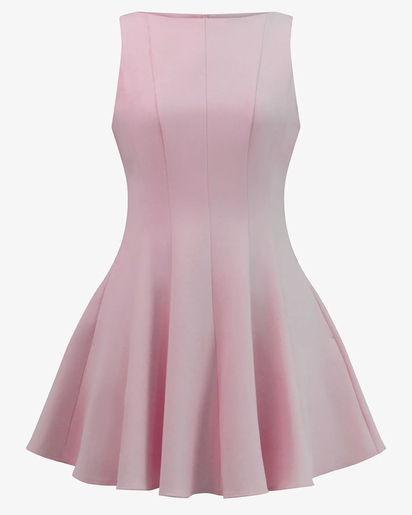 Forcast Sandy Panel Mini Dress Pink Best