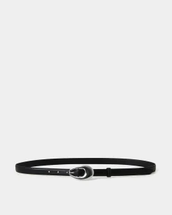 Forcast Serafina Leather Belt Black Outlet