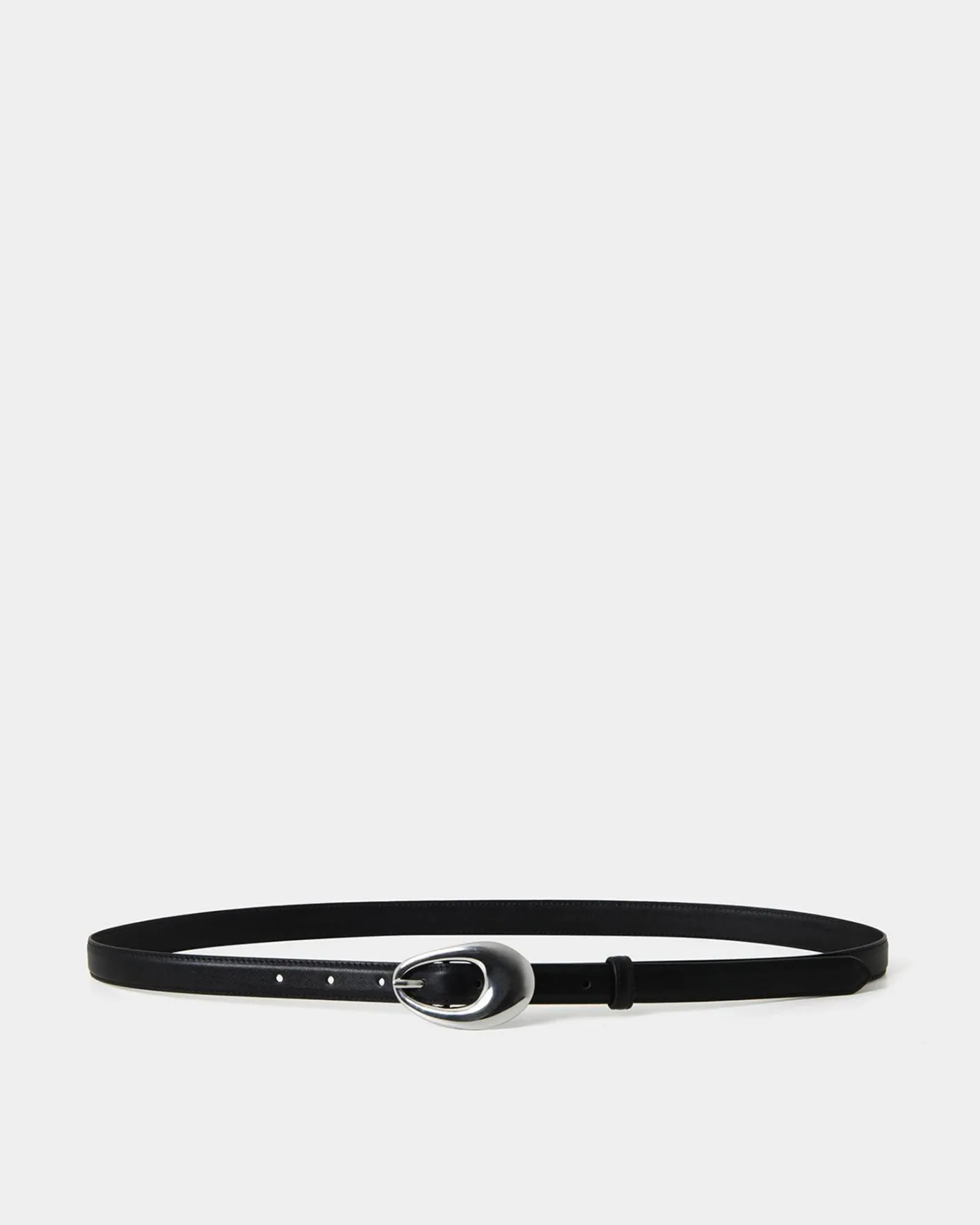 Forcast Serafina Leather Belt Black Outlet