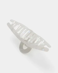 Forcast Shaila Hair Claw Light Pearl Best