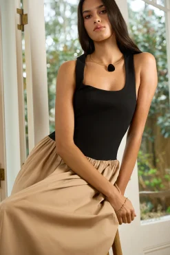 Forcast Sienna Stone Choker Black Best