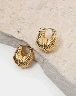 Forcast Simra Earrings Gold Sale