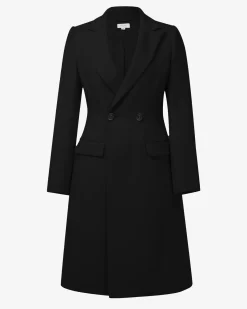 Forcast Skylar Hourglass Coat Black Discount