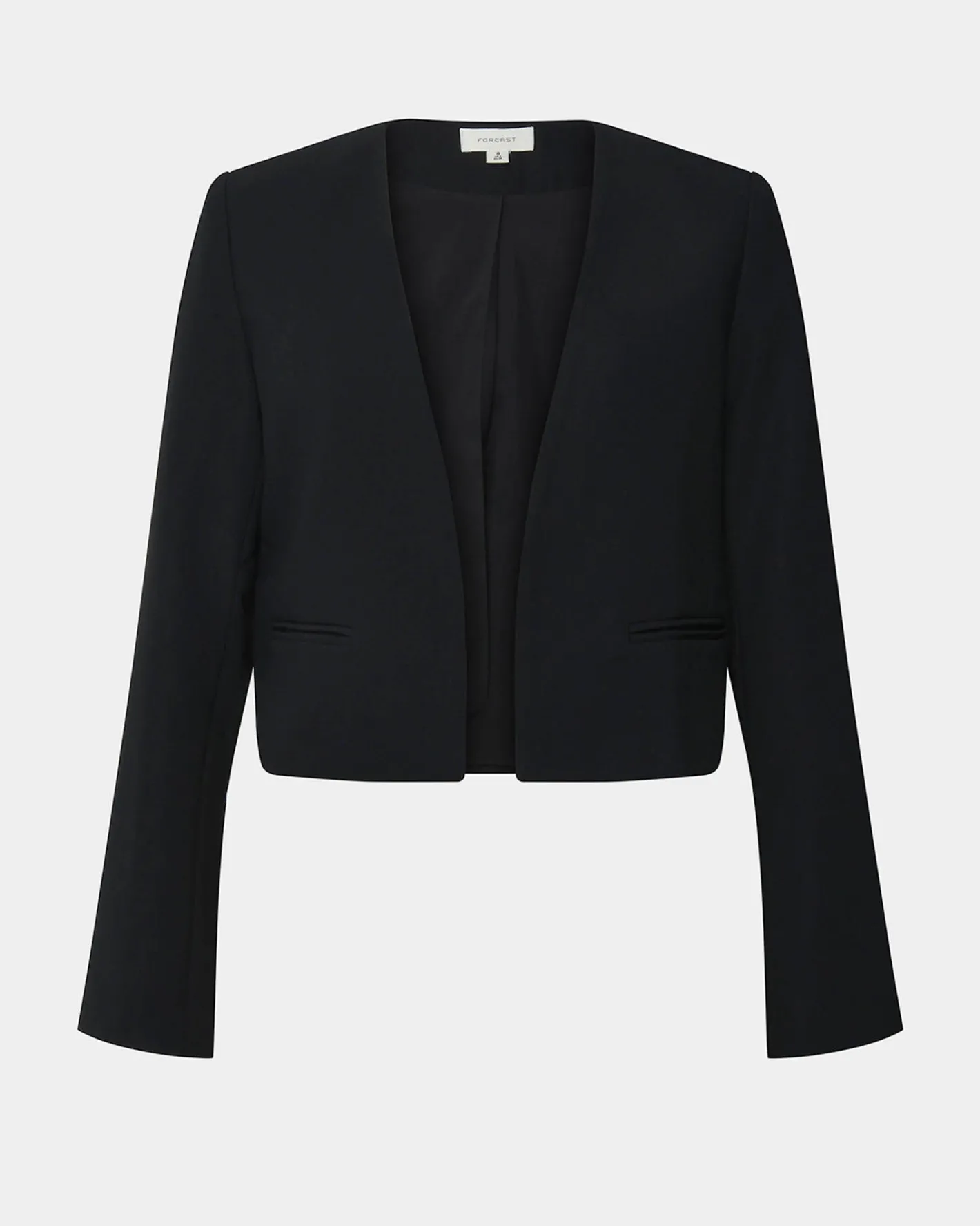 Forcast Sofia Cropped Blazer Black Clearance