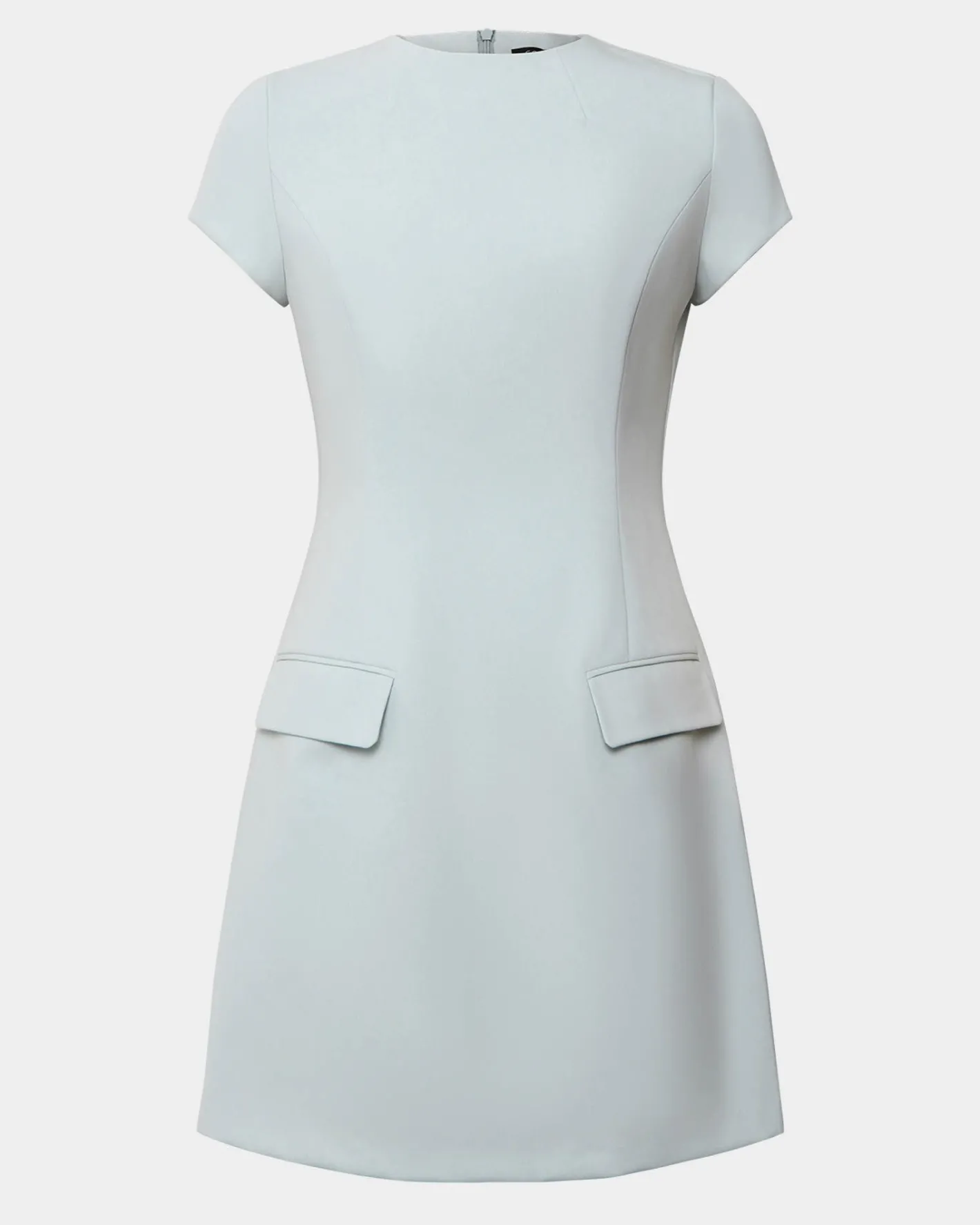 Forcast Sofia Panel Tailored Dress Baby Blue Hot