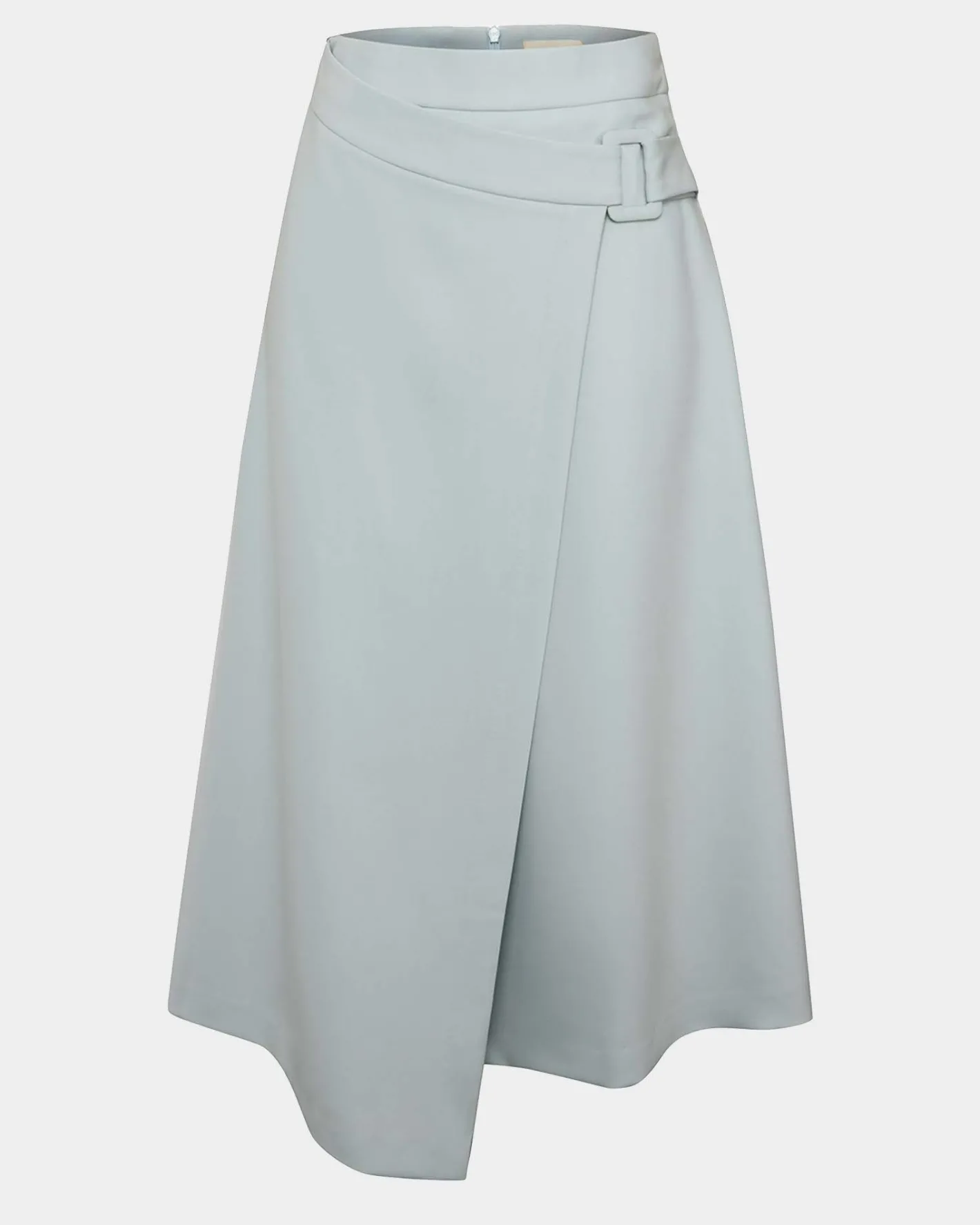 Forcast Sofia Wrap Midi Skirt Baby Blue