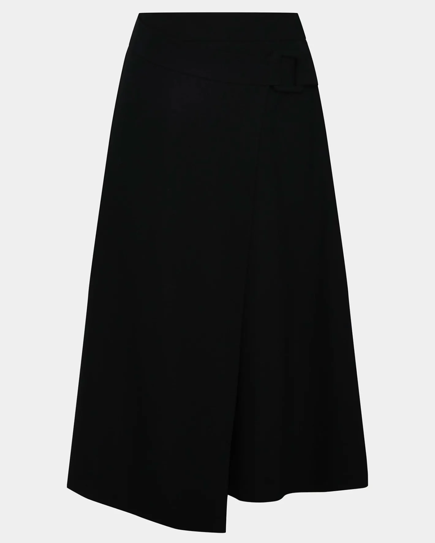 Forcast Sofia Wrap Midi Skirt Black Online