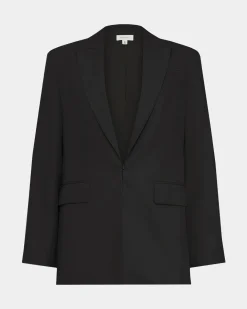 Forcast Sonique Tailored Blazer Black Clearance