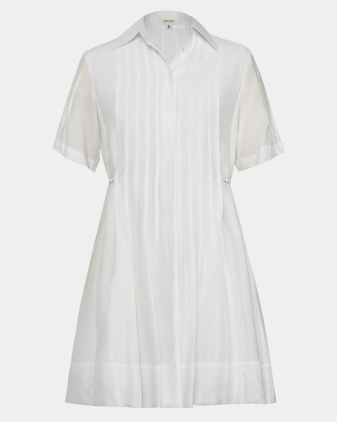 Forcast Sunshine Pleated Dress Ivory Hot
