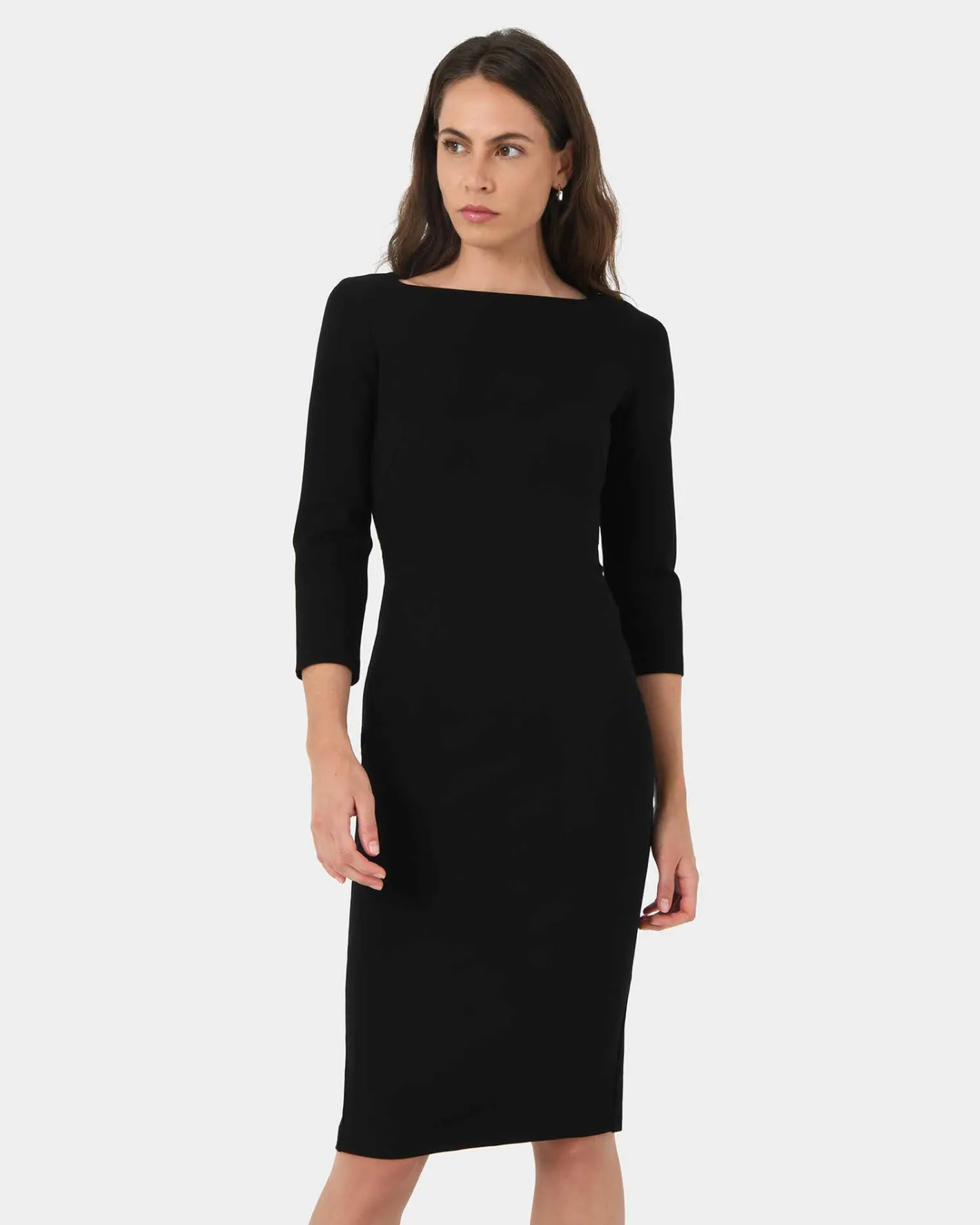 Forcast Sutton Ponte Dress Black Online