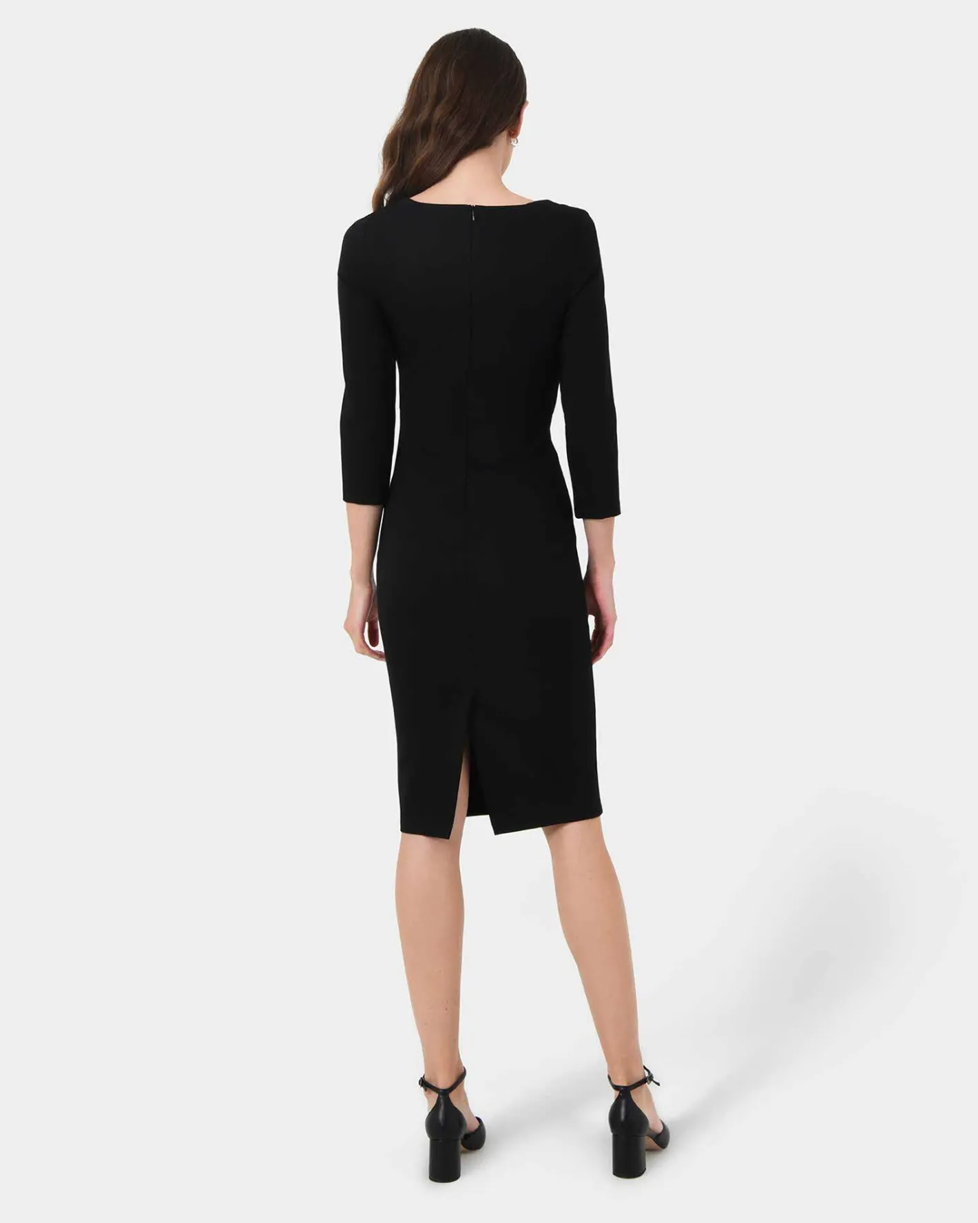 Forcast Sutton Ponte Dress Black Online