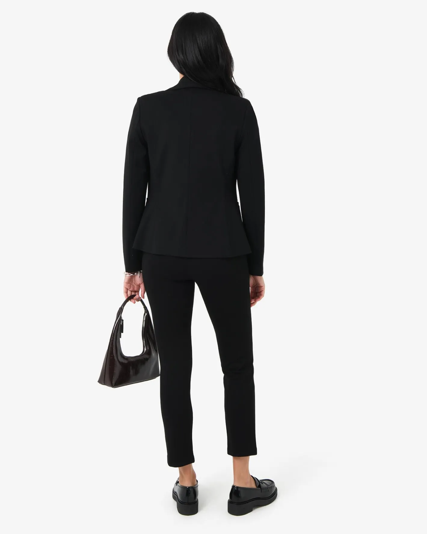 Forcast Sutton Single Breasted Blazer Black Hot