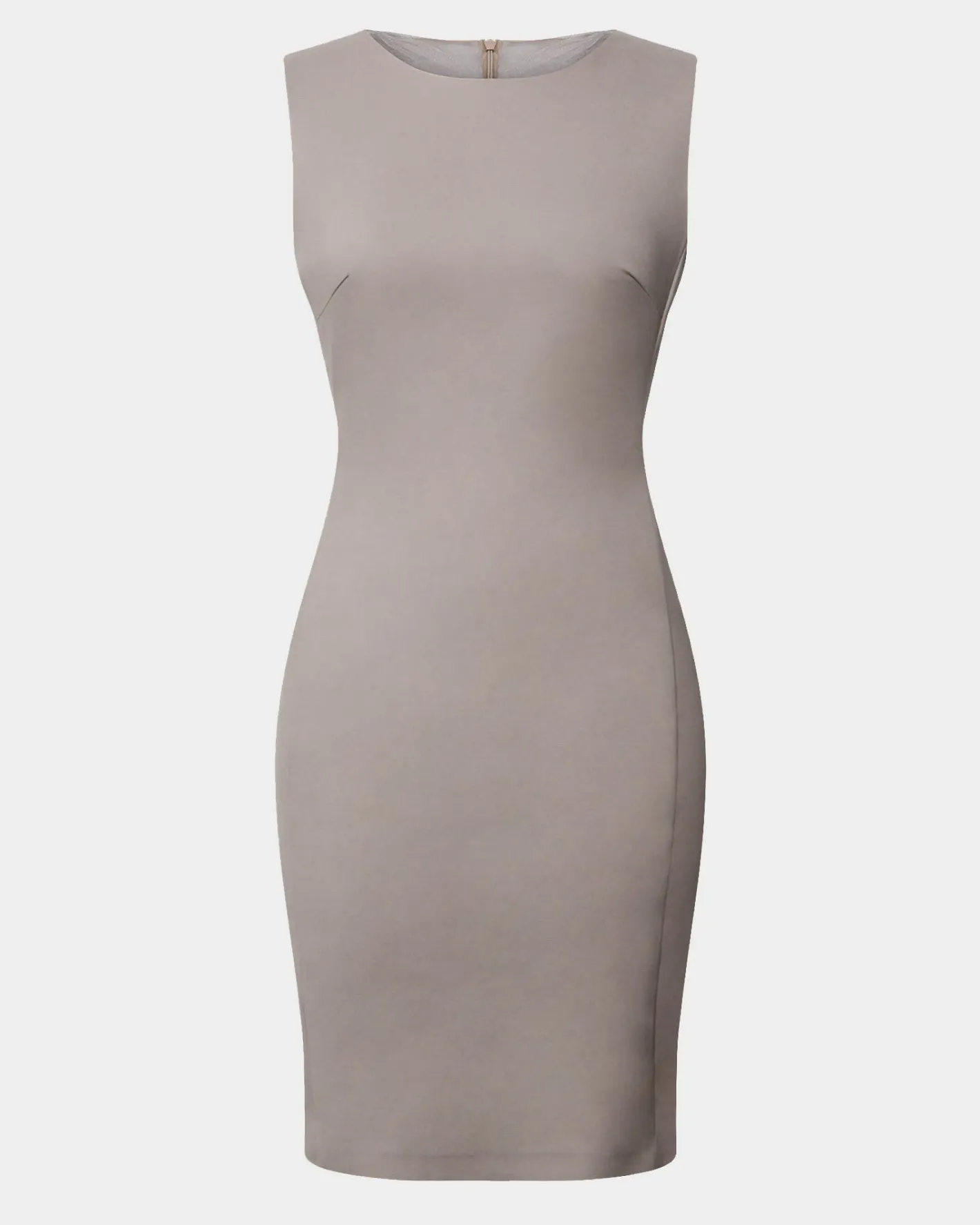 Forcast Taylor Fitted Dress Stone