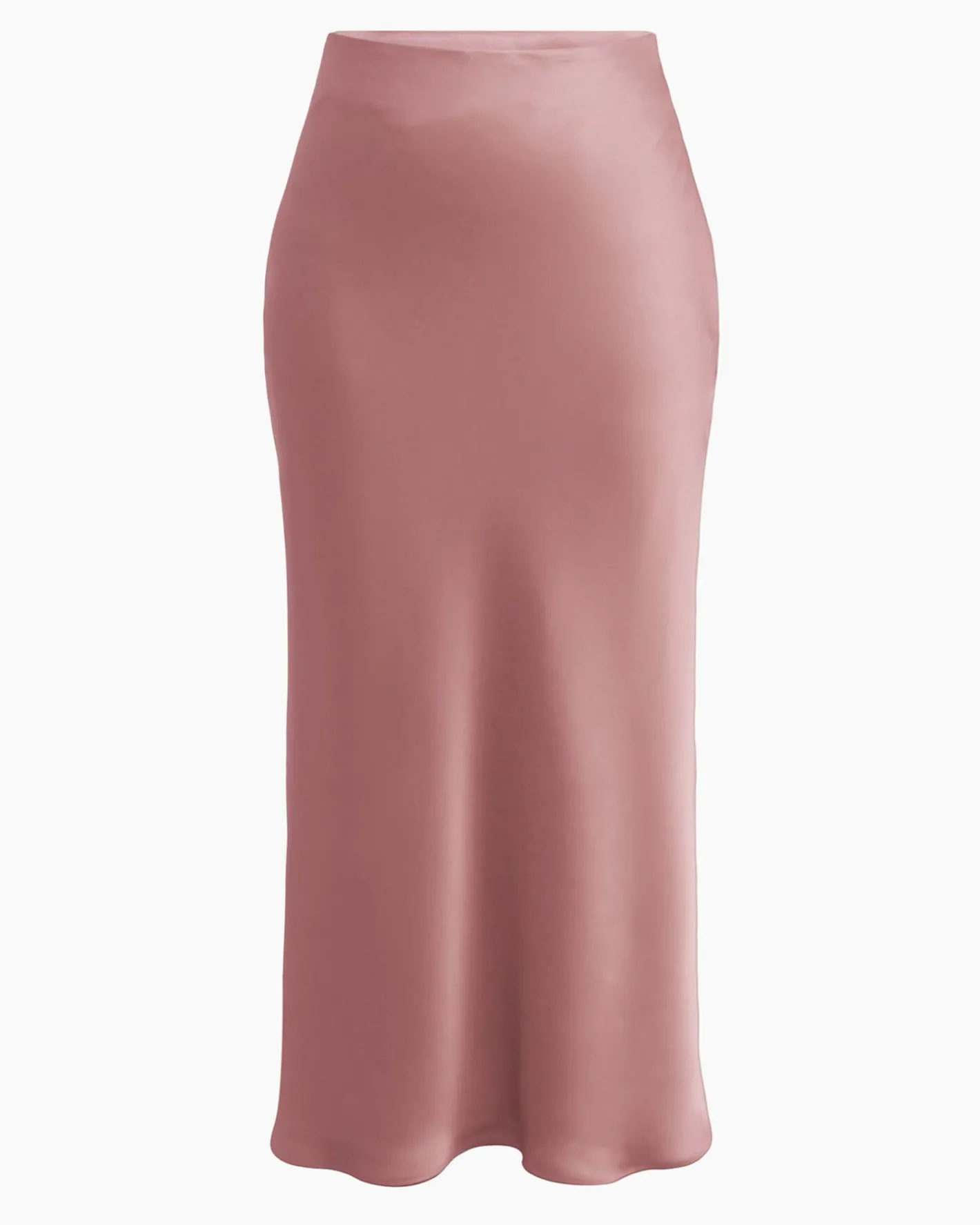 Forcast Valeria A-line Satin Skirt Pink Sale