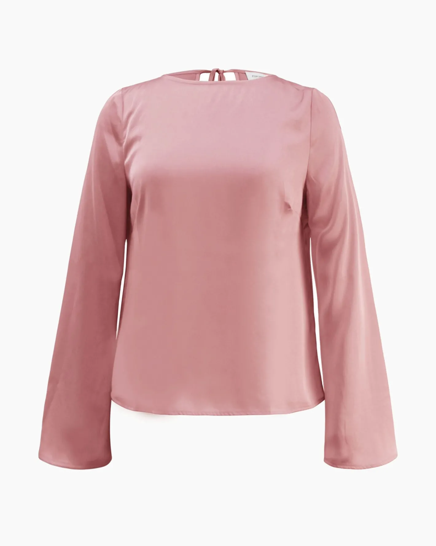 Forcast Valeria Long Sleeve Top Pink Hot