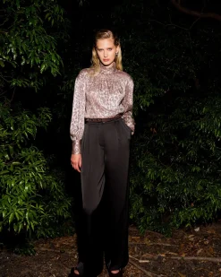 Forcast Valeria Wide Leg Pants Black