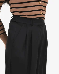 Forcast Valeria Wide Leg Pants Black