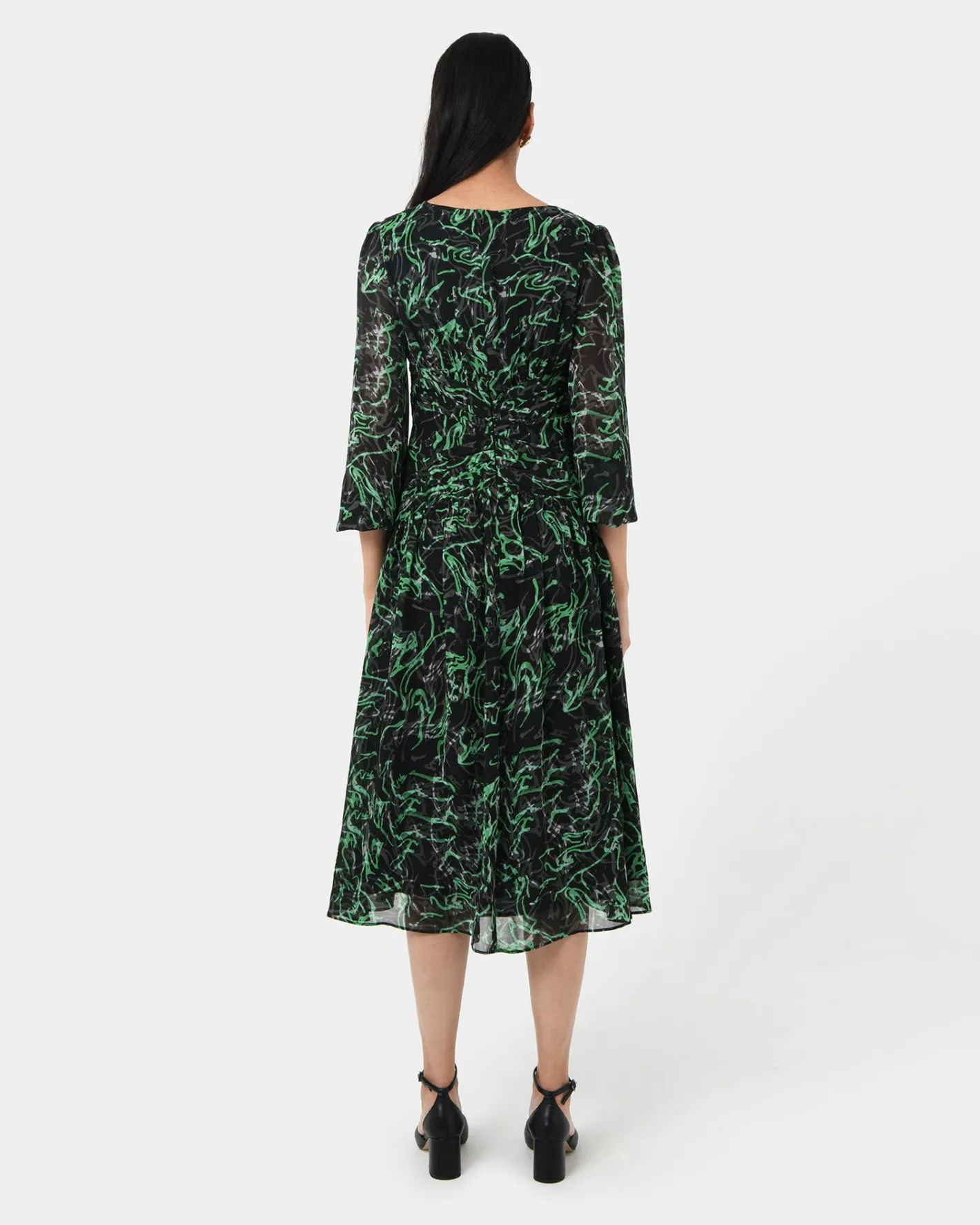 Forcast Veda Maxi Dress Green Multi Best