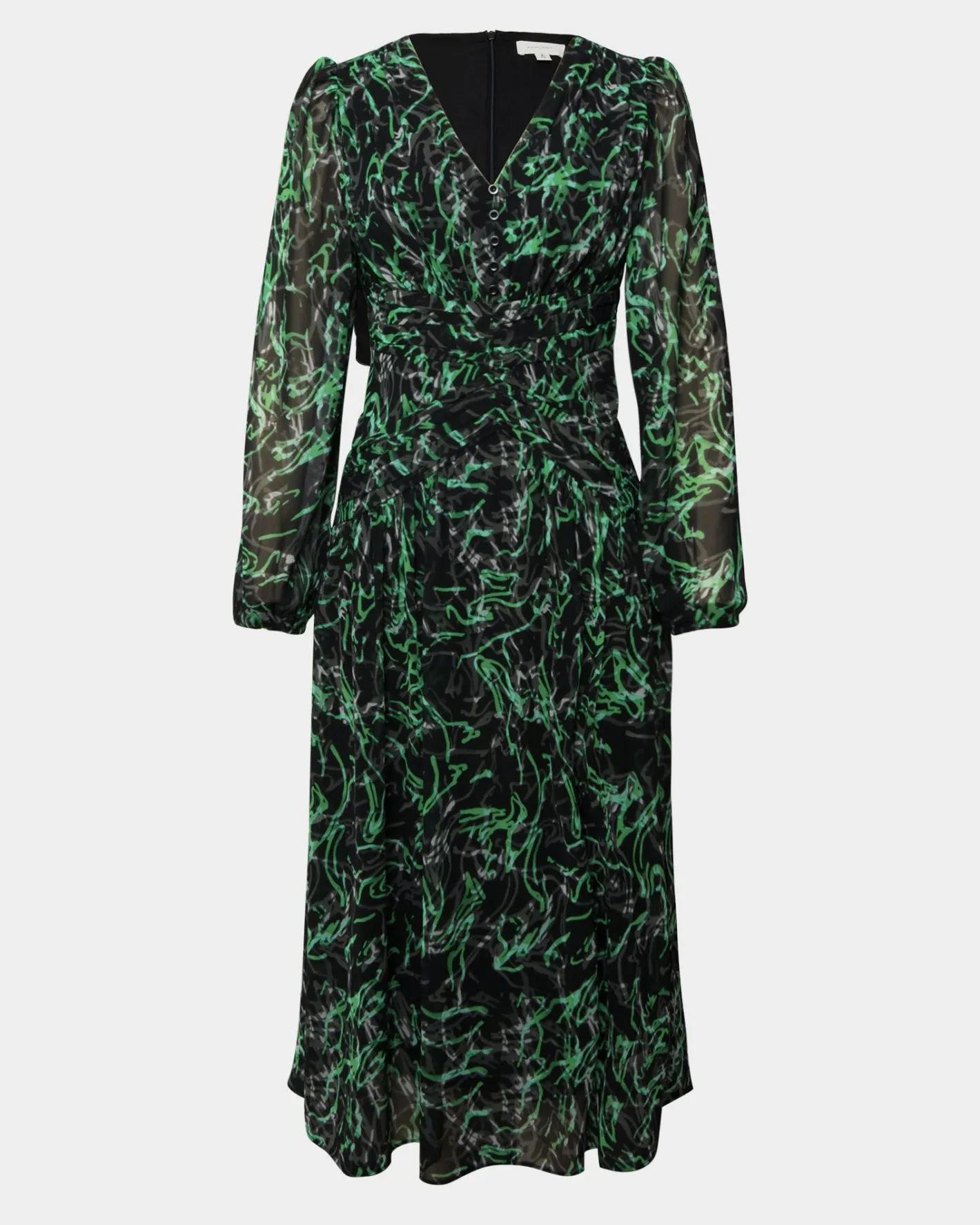 Forcast Veda Maxi Dress Green Multi Best