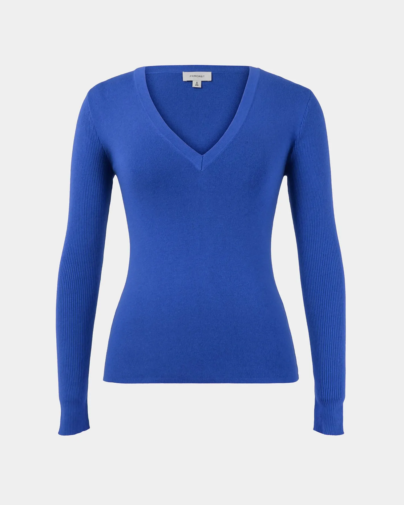 Forcast Vicky V-neck Knit Lapis Hot