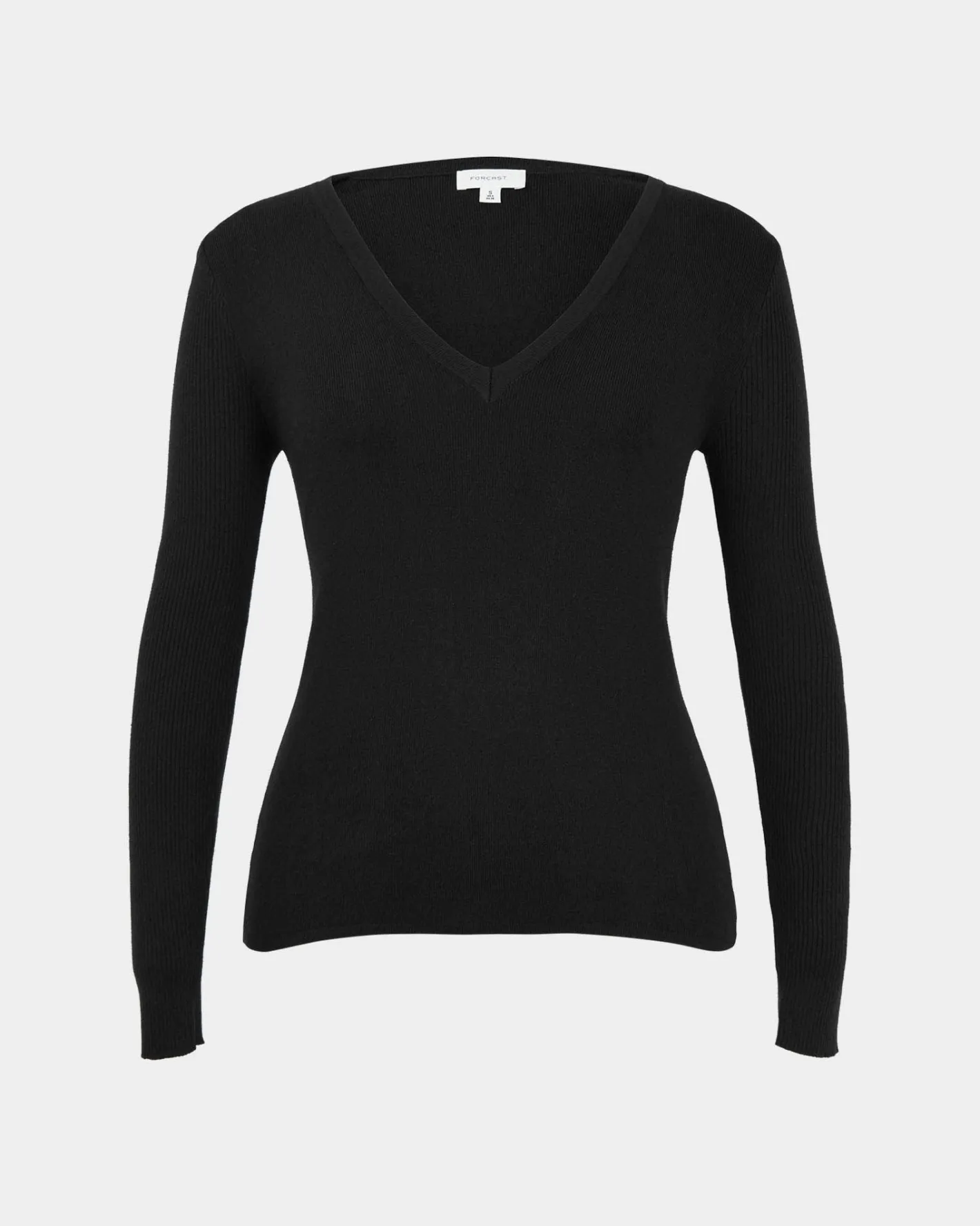 Forcast Vicky V-neck Knit Black Online
