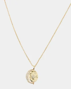 Forcast Willow Plated Necklace Gold Sale