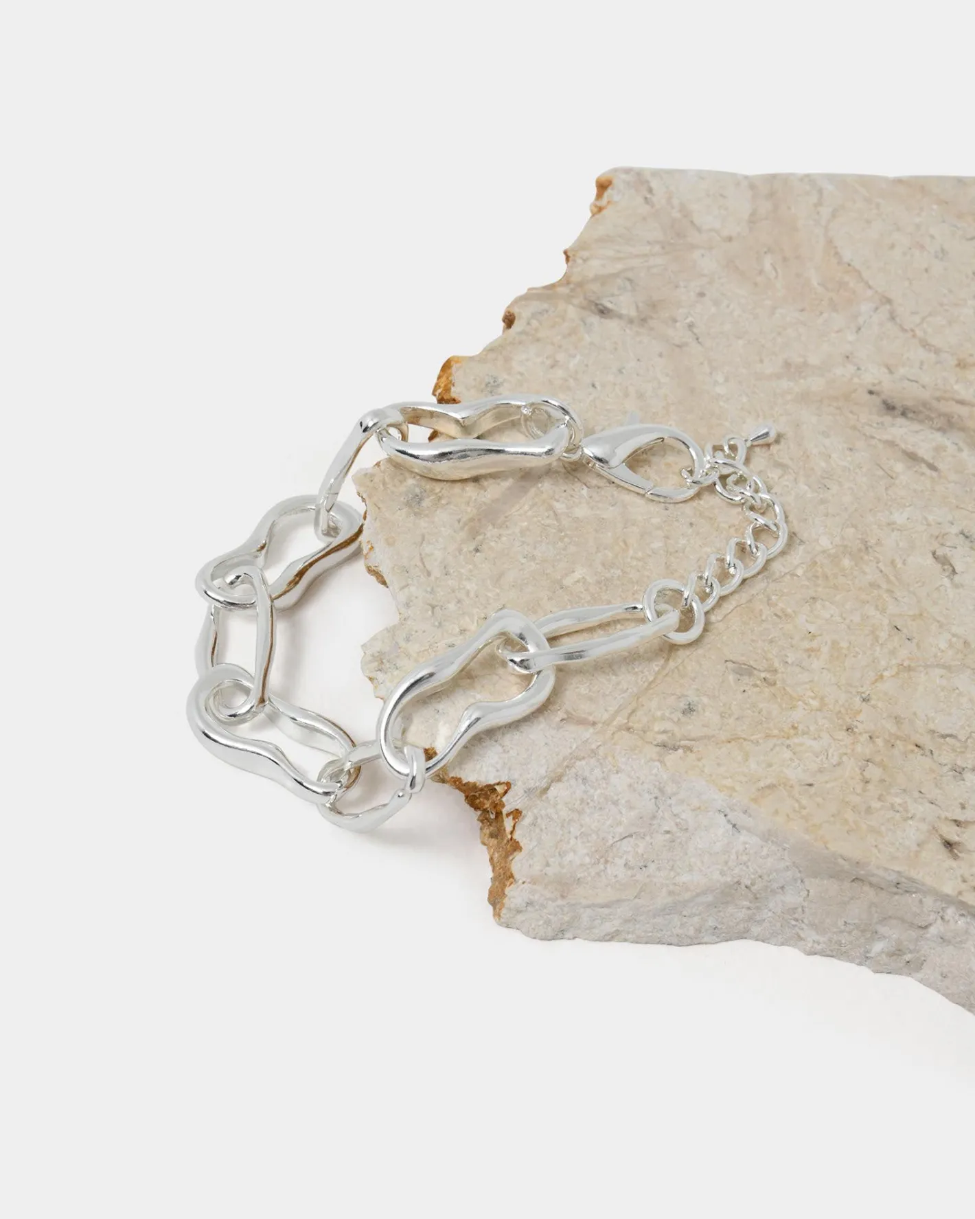 Forcast Winsley Chain Bracelet Silver Clearance
