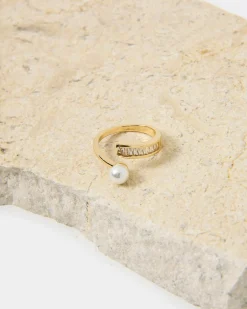 Forcast Winter 16k Plated Ring Gold Outlet