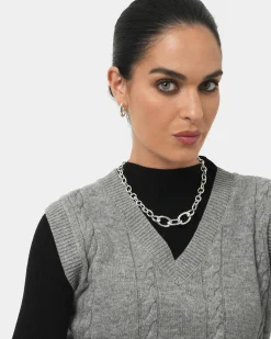 Forcast Witney Chain Necklace Silver Outlet