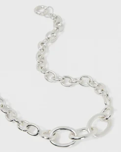Forcast Witney Chain Necklace Silver Outlet