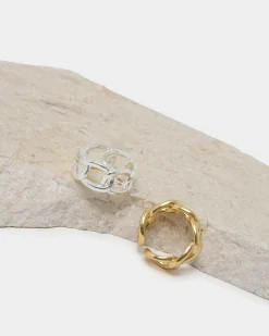 Forcast Wonder Chain Ring Gold
