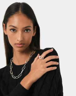 Forcast Wonder Chain Ring Silver Best