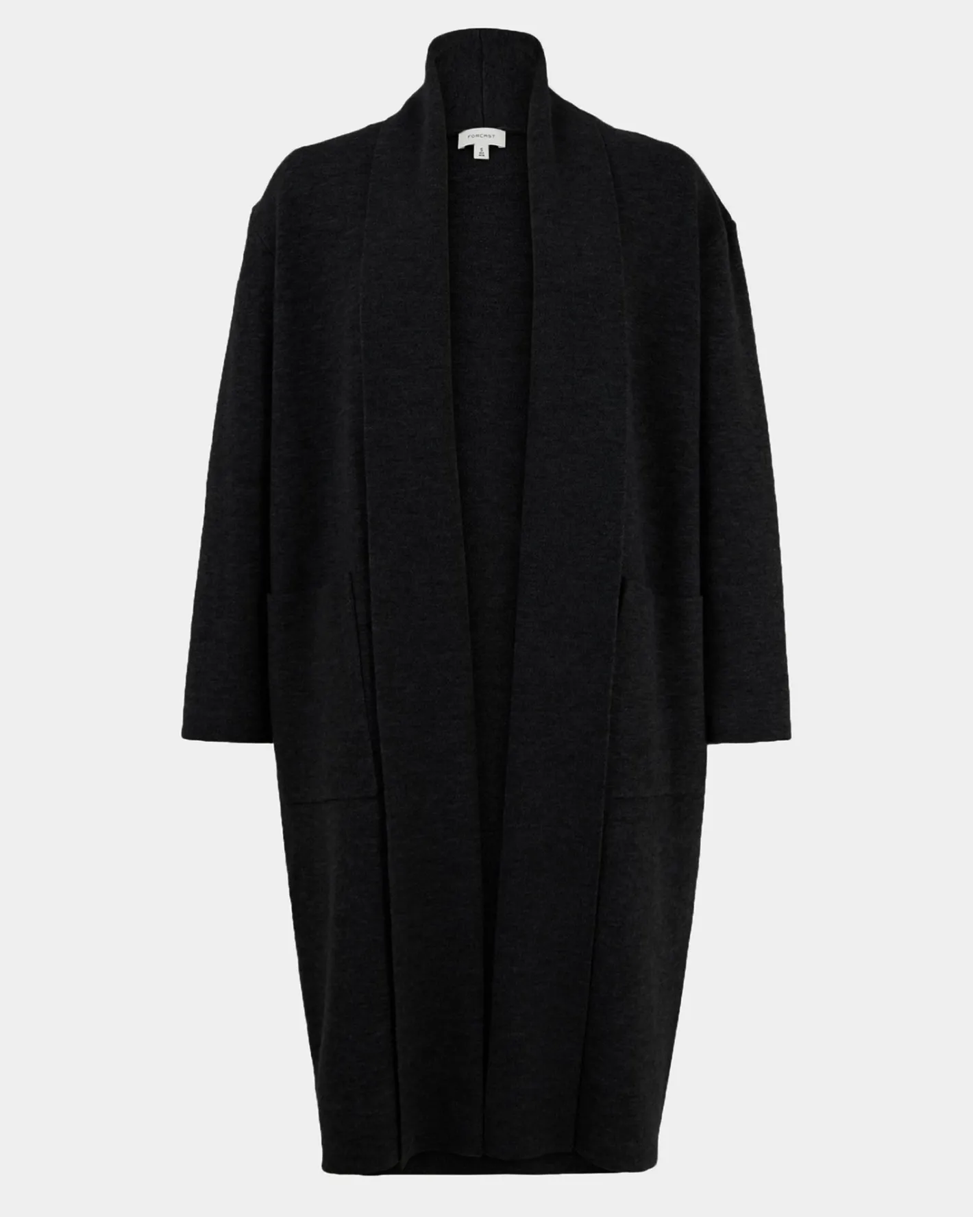 Forcast Yara Wool Blend Coatigan Black Outlet