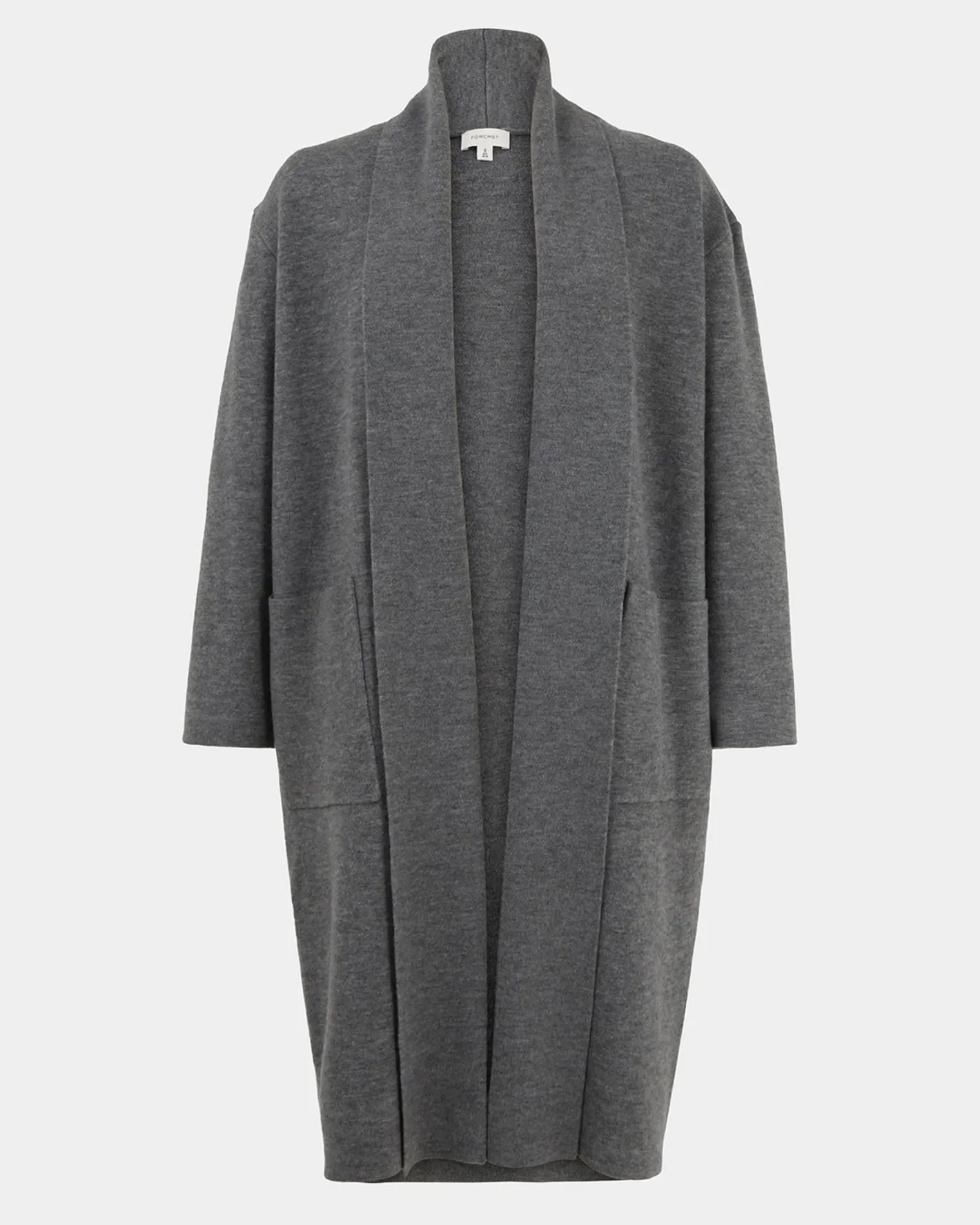 Forcast Yara Wool Blend Coatigan Marle Grey Online