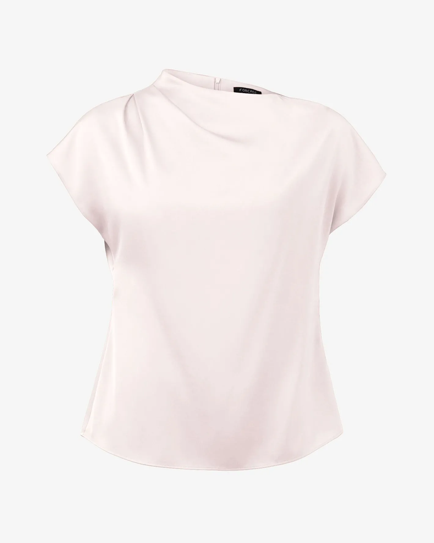 Forcast Zafina Pleated Draped Top Pearl Discount